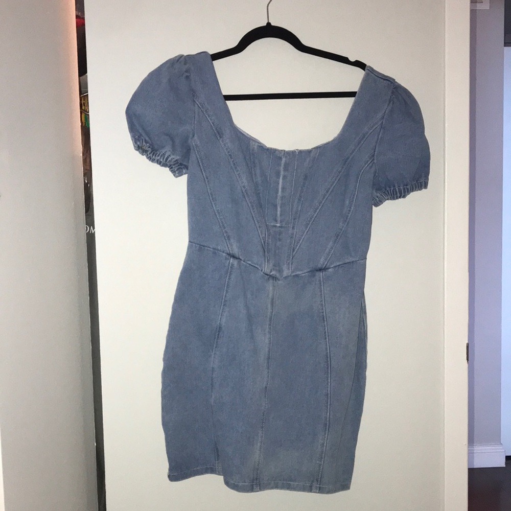 Short denim dress, FASHION NOVA, xl